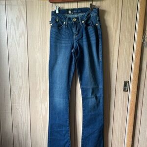 Rock & Republic Blue Flare Wide Leg Jeans